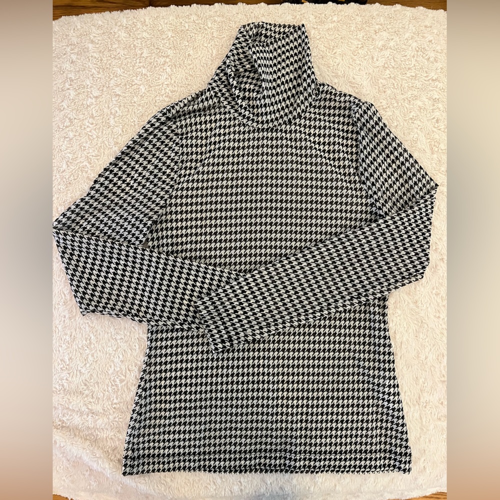 White House Black Market Mesh Turtleneck